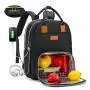 Lovevook 2022 Insulated Cooler Backpack with Lock Laptop Backpack Lunch Box Bag Mens School Travel Picnic Backpack for Women