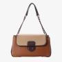 Susen Chrisbella 2022 new design cross body bag contrast color pu leather fashion shoulder bag leather crossbody bag women