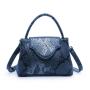 Embossed Retro Crocodile Ostrich Leather OEM Handbag Shoulder Bag Designer Famous Brand Purses and Handbags
