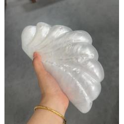 Unique Ladies new crossbody bag shell fan-shaped acrylic bag fashion wedding dinner clutch bag 2024