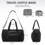 LOVEVOOK 4pcs/set OEM ODM Large Waterproof Sports Travel Duffel Bag Weekender Overnight Bag With Shoes Compartment & Wet pocket