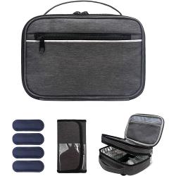 Insulin Cooling Travel Case Portable Diabetic Supplies Organizer Cooler Bag with 2 Ice Pack