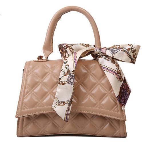 KBW537 Single Shoulder Crossbody Women Bags New Fashion Rhombus Embroidery Line Hourglass Bag Ladies Texture Silk Scarf Handbag