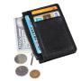ZHF222 Cross-border European and American Creative Zipper Card Bag Wallet Men's Mini Wallet Litchi Pattern Zero Wallet