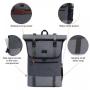 LOVEVOOK Rucksack for Men Women Large Waterproof Laptop Backpack for Work Travel 17 Inch Roll Top Backpack