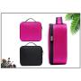 HR431 New Partition Handheld Makeup Bag PVC Film Covering Layer Printed Storage Bag Solid Color Oxford Fabric Embroidery Bag