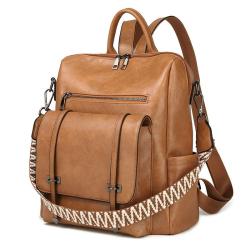 Women's Large Backpack Leather Travel Backpack Fashion Handbag Backpack Purse Designer Ladies Shoulder Bags with Strap