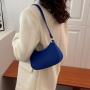 Hot Selling 2024 New Small Bag for Women Felt Solid Zipper Fashion Single Shoulder Crossbody Bag With Chain Ladies Handbag