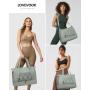 LOVEVOOK wholesale large travel fitness handbags for women gym weekender Yoga travel luggage duffel bags With Shoe Compartment