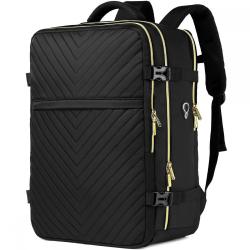 Custom Fashion Quilted Backpack Preppy College School Daypack Travel Commute Knapsack Laptop Bag With USB Charging