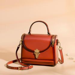 Soft Genuine Cow Leather Doctor Handbag For Women Crossbody Bags