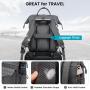 LOVEVOOK 2pcs Large Capacity 15.6 17 Inch Nurse Teacher Bag Work Travel Daily life College Laptop Rucksack Backpack Women USB