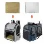 KBW705 Pet Carrier Backpack Large Cat Carrier Backpacks Dog Backpack Carrier Breathable Mesh Great for Travel Hiking