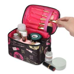 Gelory Women Portable Cute Makeup Travel Case Multifunctional Make Up Bag,Toiletry Bag Travel Bags for Women