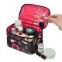 Gelory Women Portable Cute Makeup Travel Case Multifunctional Make Up Bag,Toiletry Bag Travel Bags for Women