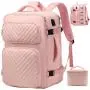 Custom Portable School Work Daypack With External USB Port Fits 15.6"/17.3" Computer Quilted Laptop Backpack For Women
