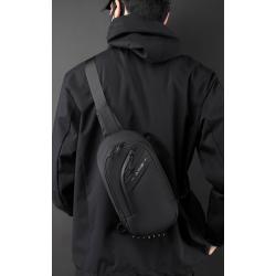HR745 Hot Sale Men's Chest Bag Outdoor Mountaineering Nylon Single Shoulder Crossbody Bag Outside Sport Waterproof Bag