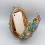 High Quality Factory Price Luxury Rhinestone Purse Diamond Flower Pear-Shaped Clutch Metal Mesh Evening Bag