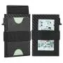 Factory Supply RFID Blocking Pop Up Wallet with Magnetic Removable Leather Card Holder Aluminum Metal Case