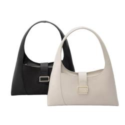 Half Moon Design PU Leather Small Lady Trendy Underarm Shoulder Bags Women Fashion Factory Customized Logo Hobo Hand Bags