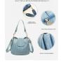 ZWY215 Daily Fashion Denim Ladies Bucket Bag Wholesale Hot Sale Shoulder Bag Simple Casual Work Travel Shopping Crossbody Bag