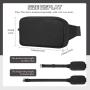 Gelory Fashion Running Waist Packs Belt Bag Custom Designer Adjustable Strap Crossbody Fanny Pack For Women Men