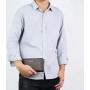 ZF219 Explosive PU Leather Men Wallet Long Zipper Clutch  Phone Bag Casual Double Zipper Business Clip Case Card Case
