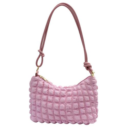 HR255 Women's Minimalist Temperament Gentle Soft Bag Nylon Pleated Underarm Bag Women's New Shoulder Crossbody Small Square Bag