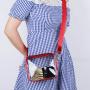 Keymay 11 Colors Clear Stadium Bag Approved Custom Crossbody Shoulder Bag Women PVC Messenger Bags with Adjustable Strap