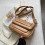 Pure Embroidered Bolsas Para Mujer Pure Square Bolsos-Para-Mujeres- High Quality Accessorized Leather Crossbody Bags For Women