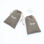 Eco-Friendly Custom Logo Cheap Natural Soap Gift Cosmetic Pouch Small Drawstring Jute Packaging Cosmetic Makeup Bag