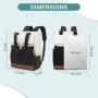 2023 LOVEVOOK factory fabric diaper bag with large capacity for mommy hospital portable organizer lifestyle bags baby nappy bags