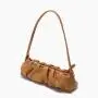 2024 Custom Wrinkle Soft Shoulder Bag For Women With Removable Handle Strap