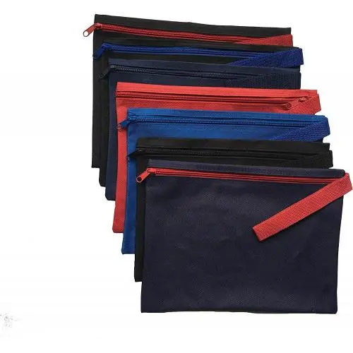 Gelory Cheap Wholesale Multicolor Multi Functional Custom Zipper Document Bag