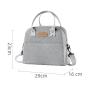 Multifunction Cooler Bag Multicolor Waterproof Women Hand Pack Thermal Breakfast Box Portable Picnic Lunch Bag