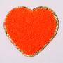 New Product Factory Classic Lovely Heart Bright Colors Cute DIY Embroidery Patches Chenille Letter Patches