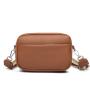 Trend Women's Bag 2024 New Cross-border Foreign Trade Solid Color PU Crossbody Bag Female Small Bag
