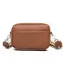 Trend Women's Bag 2024 New Cross-border Foreign Trade Solid Color PU Crossbody Bag Female Small Bag
