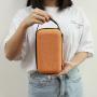 hot sale smell smelly odor proof carbon fiber linine luggage bag case EVA case