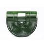 Green Luxury Women Wedding Hand Bag Bridal Handbag Transparent Clutch Party Acrylic Evening Bags Clear Purse