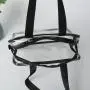 Plastic Tote Shopping Bag Shoulder Transparent Pvc Clear Duffle Bag With Logo Zipper Pvc Beach Hand Bag