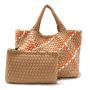 2024 Custom Logo Weave Neoprene Tote Bag Handbag For Women Luxury With Clutch Purse