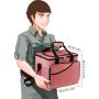 Waterproof Eco Friendly Promotion Silicon Polyester Lunch Cooler Box Bag for School Kids