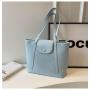 Wholesale  Fashion Commuting Bag Office Black Ladies Shoulder Bag Leather Tote Bag For Women