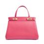 Luxury Classic Custom Logo Color Womens Handbags Fashion Premium Lychee Vegan Leather Womens Hand Bags Elegant Ladies Handbags