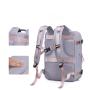 XL183 Durable Computer Backpack With USB Waterproof Wearable Multicard Slot Backpack Expandable Large Capacity Shoulder Bag