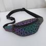 LOVEVOOK 2021 fanny pack womens crossbody belt bag for girls small purse waist pack women ladies geometric luminous fanny bag
