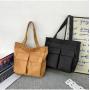 ZR112 Vintage Canvas Large-capacity Portable Shoulder Bag for Men and Women's Travel Bag Work Clothes Wind Tote Bag