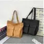 ZR112 Vintage Canvas Large-capacity Portable Shoulder Bag for Men and Women's Travel Bag Work Clothes Wind Tote Bag