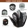 LOVEVOOK Large Daypack with USB Port School Computer Bag 17 Inch Laptop Business College Bookbag for Men Women Travel Backpack